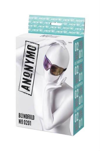 Trblietavá maska na oči Holo - Anonymo Blindfold č. 0201
