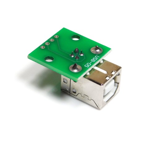 Adaptérový modul USB B(F)/4PIN 2,54mm zásuvka