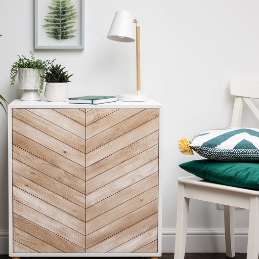 Samolepiaca nábytková dyha Dekoračná fólia HERRINGBONE vzor 67x100cm DIY