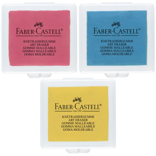FABER CASTELL COLOR GUMA NA CHLIEB V PLASTOVOM POUZDRI