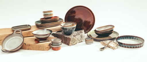 Ramen polievková lyžica Ceramic Blue Earth Handmade
