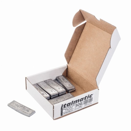 Závažie z lepeného olova, nepotiahnuté, 50 gr, 2 ks