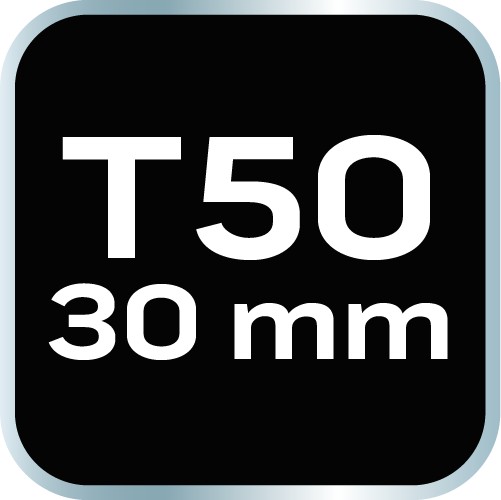 Bit TORX T50 x 30 mm, S2 x 2 ks.