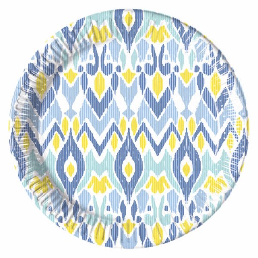 PAPIEROVÉ TANIERE, ETNICKÝ VZOR, 23 CM, 8 KS