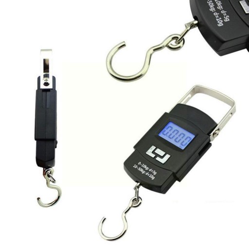 Elektronická závesná rybárska váha 50 kg