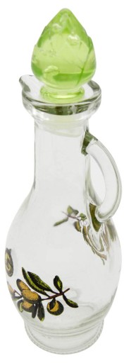 Sklenená karafa na tekutiny, olivová - 250 ml