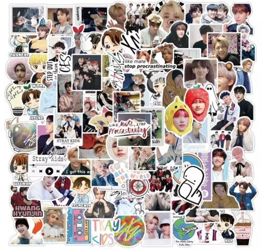 STRAY KIDS Boys kpop nálepky 15 ks