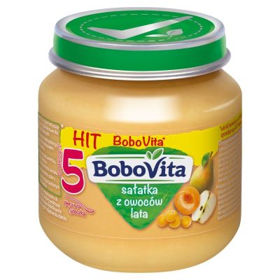 BOBOVITA Letný ovocný šalát Hruška 5 m+ 125 g