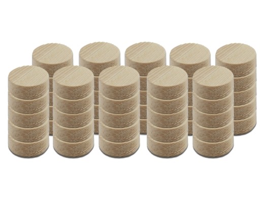 50x DLAŽDICA FLEK NA MASKOVANIE UZLOV 15mm Wolfcraft