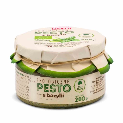 EKO BAZALKOVÉ PESTO 200g DARY NATURY