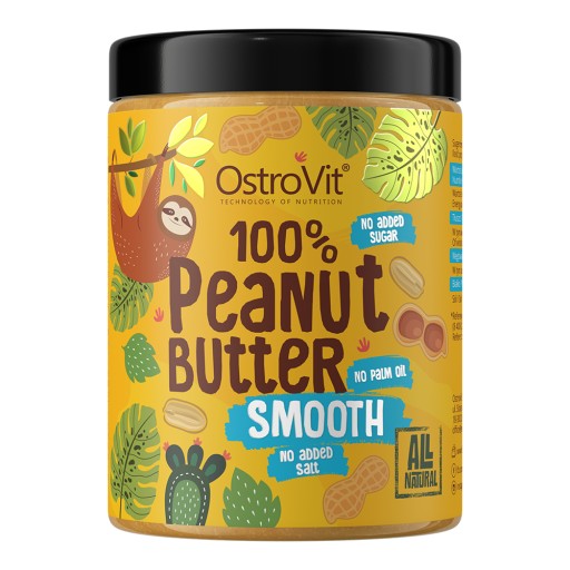 OSTROVIT ARAŠIDOVÉ MASLO 100% 1000g HLADKÉ 1kg