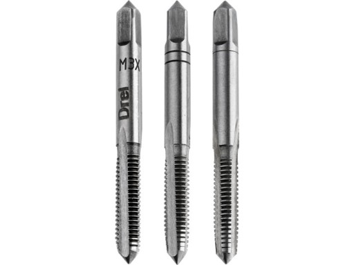 ZÁHONÍKY METRICKÉ 3 ks M3 X 0,5 mm