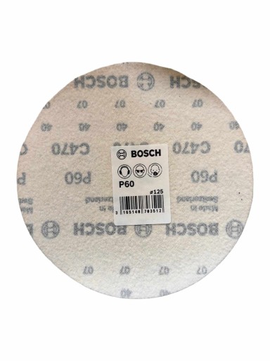 Bosch brúsny kotúč na suchý zips 125 mm P60 1 kus