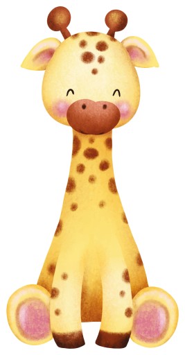 NÁLEPKA NA OKENNÉ SKLENENÉ ZRKADLO ŽIRAFA ZOO SAFARI