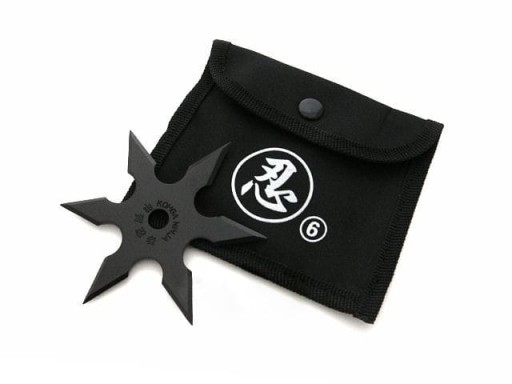 Nôž HVIEZDA SHURIKEN 6 Vrhacích nožov N402