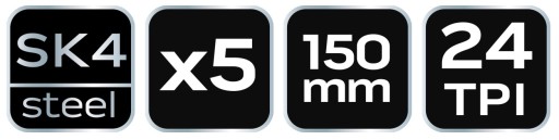Pílový kotúč na kov 150 mm, jednostranný, 5 ks.