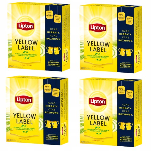 ČIERNY ČAJ 100 LIPTONOVÝCH VRECÍ DÁTUM 2025