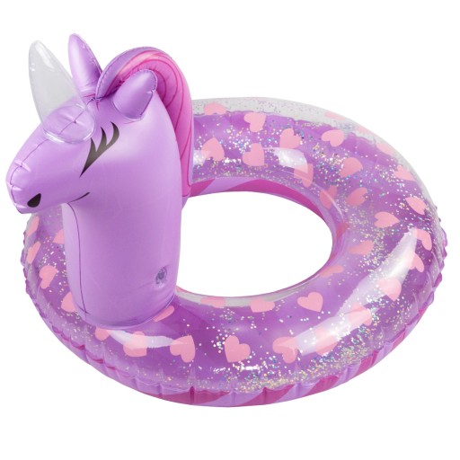 NAFUKOVACIE KOLESO NA PLÁVANIE PONY RUŽOVÝ Prsteň