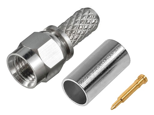 Zástrčka SMA 50Ohm nalisovaná na kábel RG-58