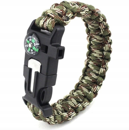KOMPAS, PARACORD NÁRAMOK PREŽITIA, 5v1