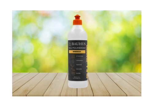 Bauhus univerzálne bezfarebné vodeodolné polymérové lepidlo na krabičky 500 ml