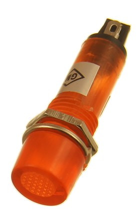 Kontrolka napájania 10mm XD10-3 oranžová 24V