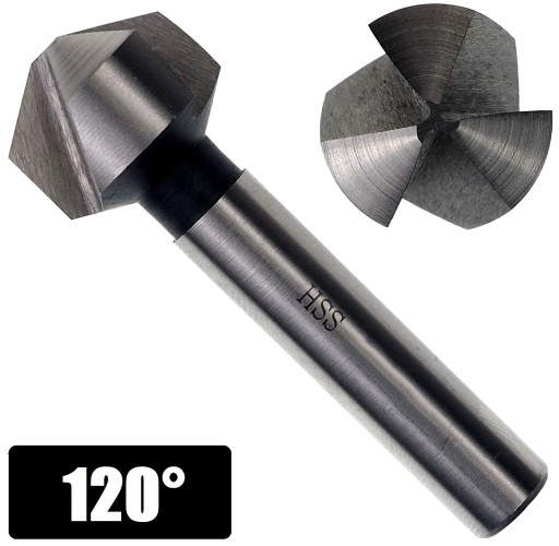 Záhlbová fréza kužeľová 120* HSS fi 8.3