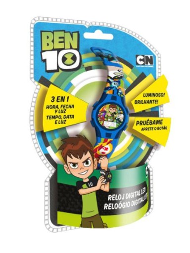 Digitálne hodinky Ben 10 s LED podsvietením