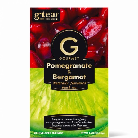 G'tea Granátové jablko a čierny čaj Bergamot