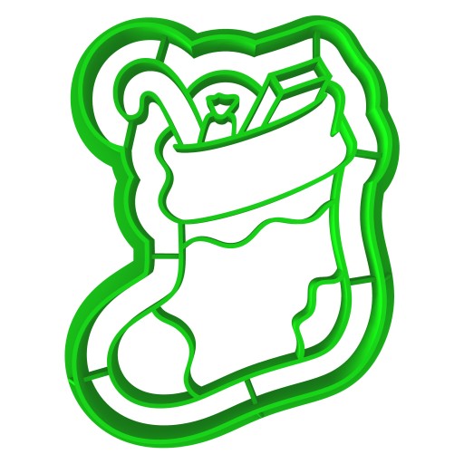Formička na perník VIANOČNÉ VIANOCE Pančucha 8cm