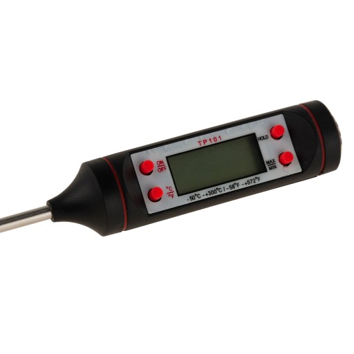 LCD KUCHYNSKÝ TEPLOMER, MÄSO, VÍNO, 300°C
