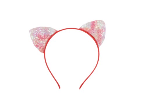 Čelenka s trblietavými ušami CAT MOUSE EARS Darček ku Dňu žien