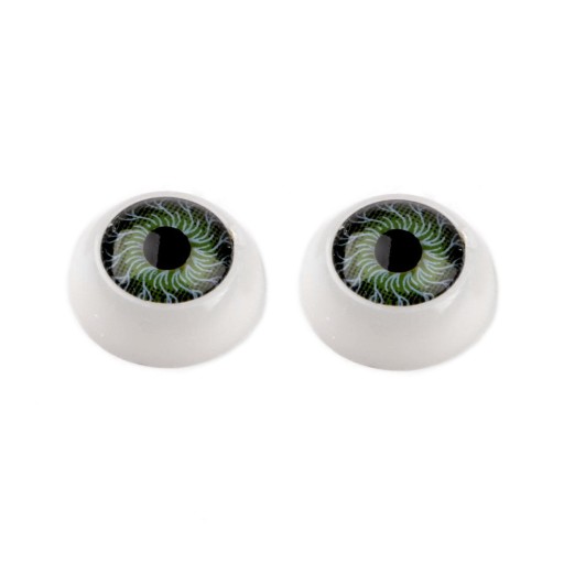 REALISTICKÉ OČI 12 mm - ZELENÉ