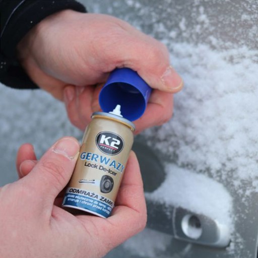 K2 GERWAZY Lock Defroster 50ml pre -60C CHRÁNI PRED KORÓZIOU