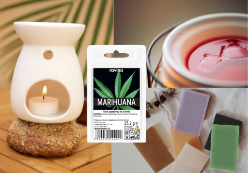 MARIHUANA 25g VOŇANÝ VOSK KONOPA VONNÁ KONOPA NA VOŇANÝ KRB