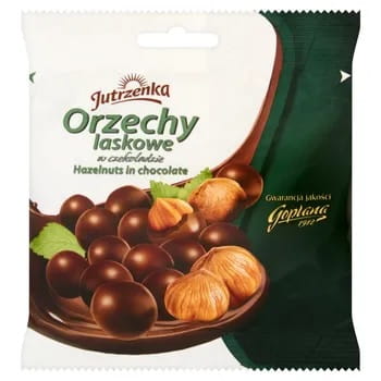 Jutrzenka Lieskové oriešky v tmavej čokoláde