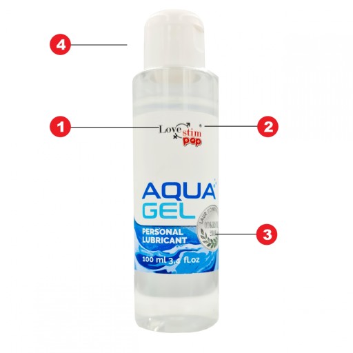 Aqua Gel 100 ml univerzálny intímny lubrikant na vodnej báze