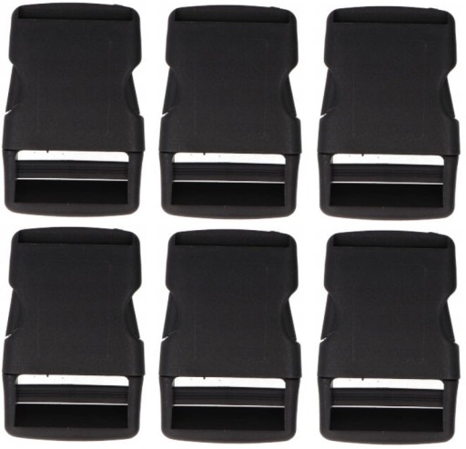 Plastová spona na opasok 4cm 40mm - 6 ks