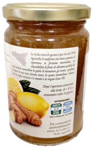 Citrónový džem Citrón so zázvorom - PRÍCHUŤ SICÍLIE 360 gr