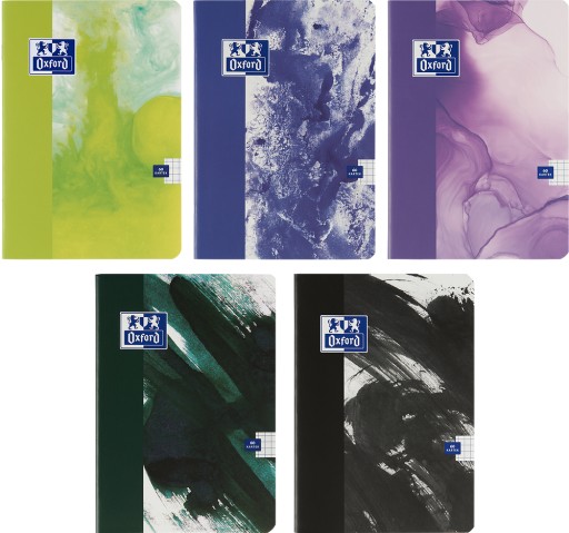OXFORD PAINT NOTEBOOK A5/60K MRIEŽKA S OKRAJOM