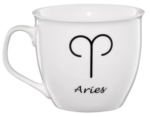 Porcelánový hrnček Zodiac 550 ml Aries AMBITION