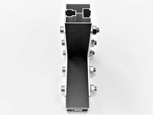 Uhlový konektor pre konštrukčné profily TL_8_120 PV L-Type 4040 M8 Torrin V-