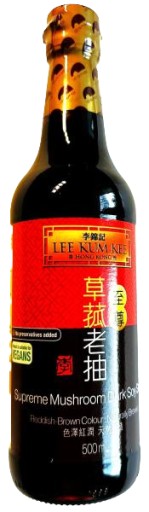 SUPREME TMAVÁ SÓJOVÁ OMÁČKA 500 ml Lee Kum Kee Bez konzervantov!