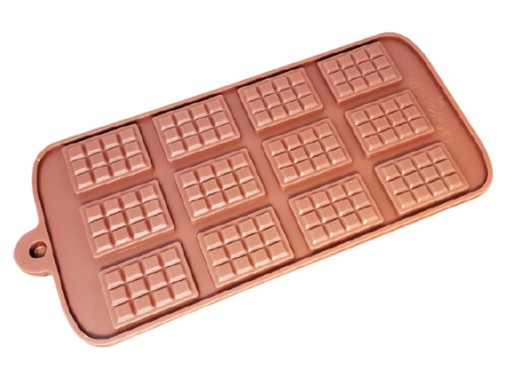 Silikónová forma na miničokoládky, 12 kusov čokolády
