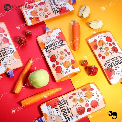 OWOLOVO JAHODOVÝ BAL 3x JAHODOVÁ PĚNA 2x SMOOTHIE 1x ŠŤAVA 1,35KG