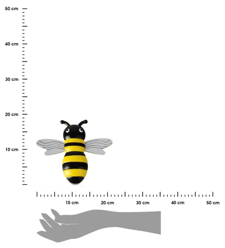 Okenný teplomer Včelie prísavky 20cm Dekorácia