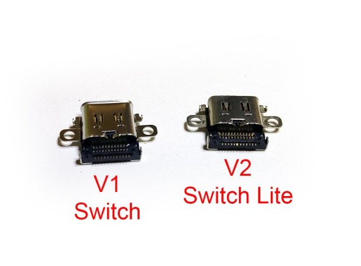 Zásuvka nabíjacieho konektora V1 USB C USB-C Nintendo Switch