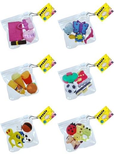 Gumy na puzzle 4 ks MIX STnux