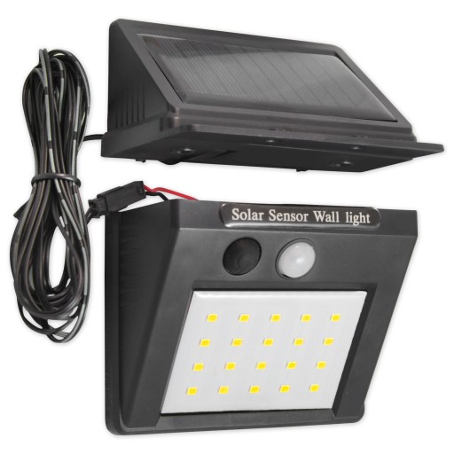 LED SOLÁRNA LAMPA SO SNÍMAČOM DO VONKAJŠEJ ZÁHRADY