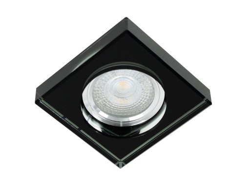 Sklenené stropné svietidlo CRYSTAL Black EDO777133
